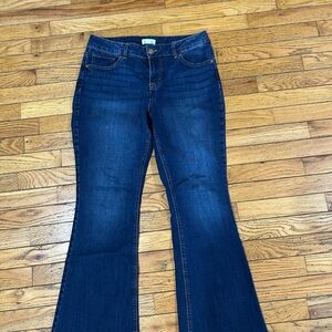 Maurices Dark Blue Flare Jeans